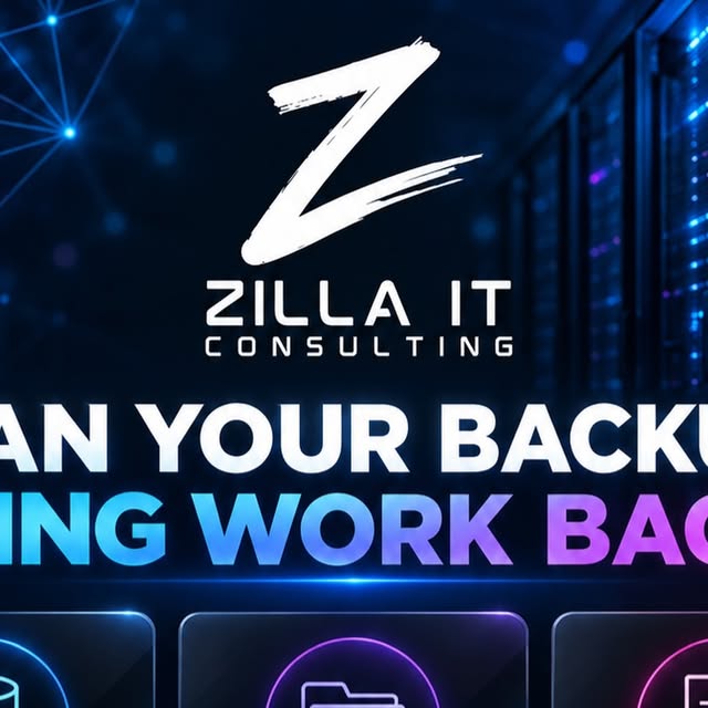 Zilla IT Consulting Backup and recovery branded artwork
