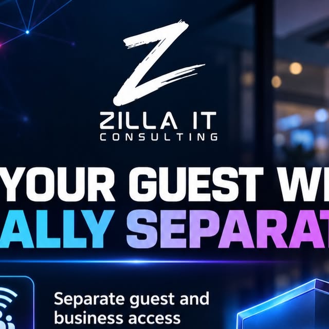 Zilla IT Consulting Guest Wi-Fi security branded artwork